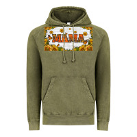 Vintage Olive sunflowers and butterflies mama license plate Vintage Hoodie - HRA Design Shop