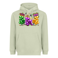 Matcha mardi gras bead dogs Heavyweight Hoodie - LillyAllenDesigns