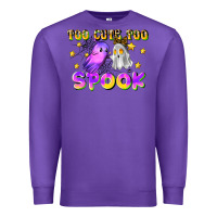 Purple too cute too spook Premium Sweatshirt - LillyAllenDesigns