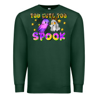 Sports Green too cute too spook Premium Sweatshirt - LillyAllenDesigns