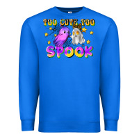 True Royal too cute too spook Premium Sweatshirt - LillyAllenDesigns