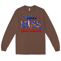 Chestnut little miss firecracker Long Sleeve Tee - NancyCooperArtShop