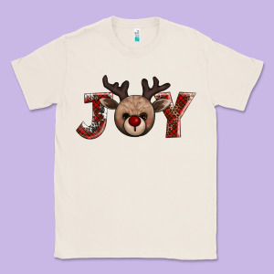 Joy Reindeer Classic Tee Designed By Adodesignshop