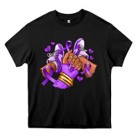 Black domestic violence afro girl sneakers Heavy Core Tee - RanaPortraitStore