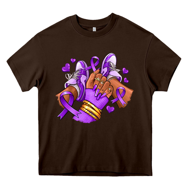 Domestic Violence Afro Girl Sneakers Heavy Core Tee by RanaPortraitStore | Teevron