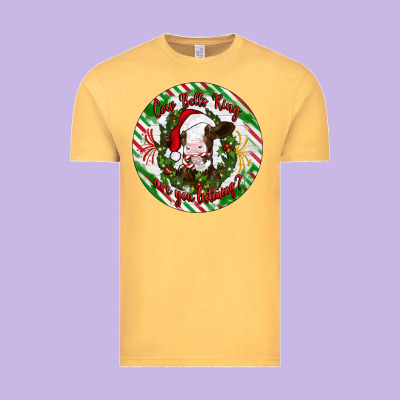 Christmas Cow Bells Ring Are You Listening Vintage Tee Designed By Artiststas