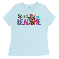 Baby Blue spirit lead me Ladies Tee - JahusDesignShop