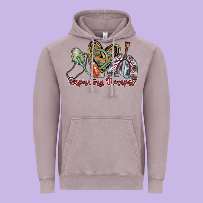 Respiratory Therapist Vintage Hoodie Designed By Racoondesign