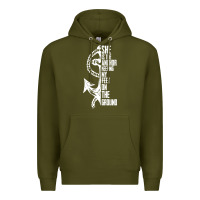 Army Green she is the anchor keeping my feet on the ground Premium Hoodie - Bettercallsaul