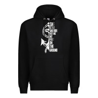 Black she is the anchor keeping my feet on the ground Premium Hoodie - Bettercallsaul