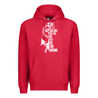 Cardinal she is the anchor keeping my feet on the ground Premium Hoodie - Bettercallsaul