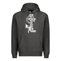 Charcoal Heather she is the anchor keeping my feet on the ground Premium Hoodie - Bettercallsaul