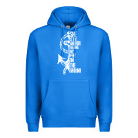 True Royal she is the anchor keeping my feet on the ground Premium Hoodie - Bettercallsaul