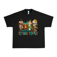 Black moody before coffee longhaired cow coffee Urban Heavy Tee - Jasminsmagicworld