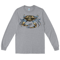 Heather Grey Crab Long Sleeve Tee - LillyAllenDesigns