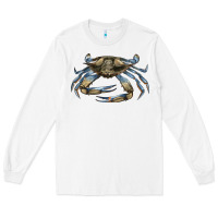 White Crab Long Sleeve Tee - LillyAllenDesigns