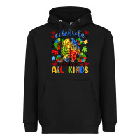 Black celebrate neurodiversity Heavyweight Hoodie - LillyAllenDesigns
