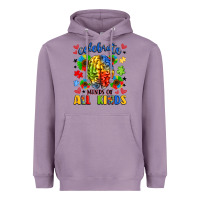 Lavender celebrate neurodiversity Heavyweight Hoodie - LillyAllenDesigns