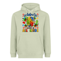 Matcha celebrate neurodiversity Heavyweight Hoodie - LillyAllenDesigns