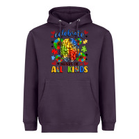 Plum celebrate neurodiversity Heavyweight Hoodie - LillyAllenDesigns