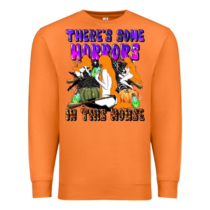 There's Some Horrors In This House Premium Sweatshirt by LillyAllenDesigns | Teevron
