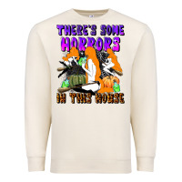 Sandshell there's some horrors in this house Premium Sweatshirt - LillyAllenDesigns