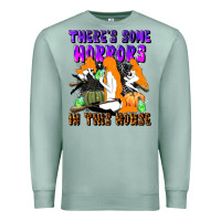 Seafoam there's some horrors in this house Premium Sweatshirt - LillyAllenDesigns