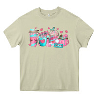 Mossy lash hustler coffee cups Heavy Core Tee - texasbilliewilder