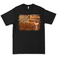 Black American melanin flag Premium Tee - texasbilliewilder