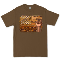 Cacao American melanin flag Premium Tee - texasbilliewilder