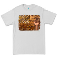 Dove Grey American melanin flag Premium Tee - texasbilliewilder
