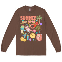 Chestnut retro summer Long Sleeve Tee - JahusDesignShop