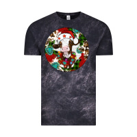 Cloud Black Christmas cow gemstone Vintage Tee - Artiststas