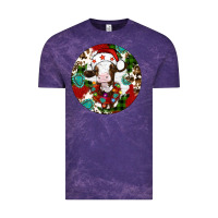 Cloud Purple Christmas cow gemstone Vintage Tee - Artiststas