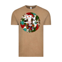 Vintage Coffee Christmas cow gemstone Vintage Tee - Artiststas