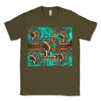 Army Green indian headdress Classic Tee - Artiststas