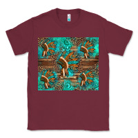Burgundy indian headdress Classic Tee - Artiststas