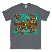 Charcoal Heather indian headdress Classic Tee - Artiststas
