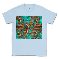 Dusty Blue indian headdress Classic Tee - Artiststas