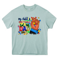 Arona my child is non verbal but his dad aint afro hand Heavy Core Tee - RanaPortraitStore