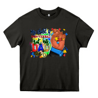 Asphalt my child is non verbal but his dad aint afro hand Heavy Core Tee - RanaPortraitStore