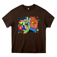 Chocolate Brown my child is non verbal but his dad aint afro hand Heavy Core Tee - RanaPortraitStore