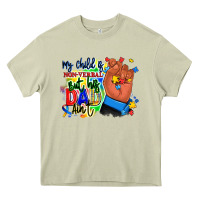 Mossy my child is non verbal but his dad aint afro hand Heavy Core Tee - RanaPortraitStore