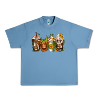 Pebble Blue longhaired cow coffee Urban Heavy Tee - Jasminsmagicworld