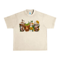 Sandshell longhaired cow coffee Urban Heavy Tee - Jasminsmagicworld