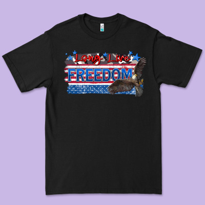 Long Live Freedom Premium Tee Designed By Zillion Design Studio