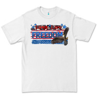 White long live freedom Premium Tee - Zillion Design Studio