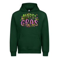 Forest Green mardi gras Urban Hoodie - CowGirlArtShop