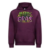 Mauve Wine mardi gras Urban Hoodie - CowGirlArtShop