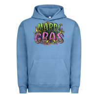 Pigment Pebble Blue mardi gras Urban Hoodie - CowGirlArtShop